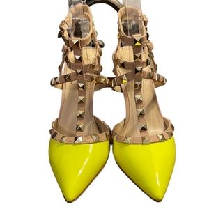 Jessica Simpson Dameera Pumps, Neon Yellow Color, Size 10